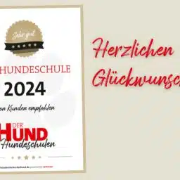 Hier siehst du die Hundeschulen, die mit dem Top Hundeschule 2024 Award ausgezeichnet worden sind.